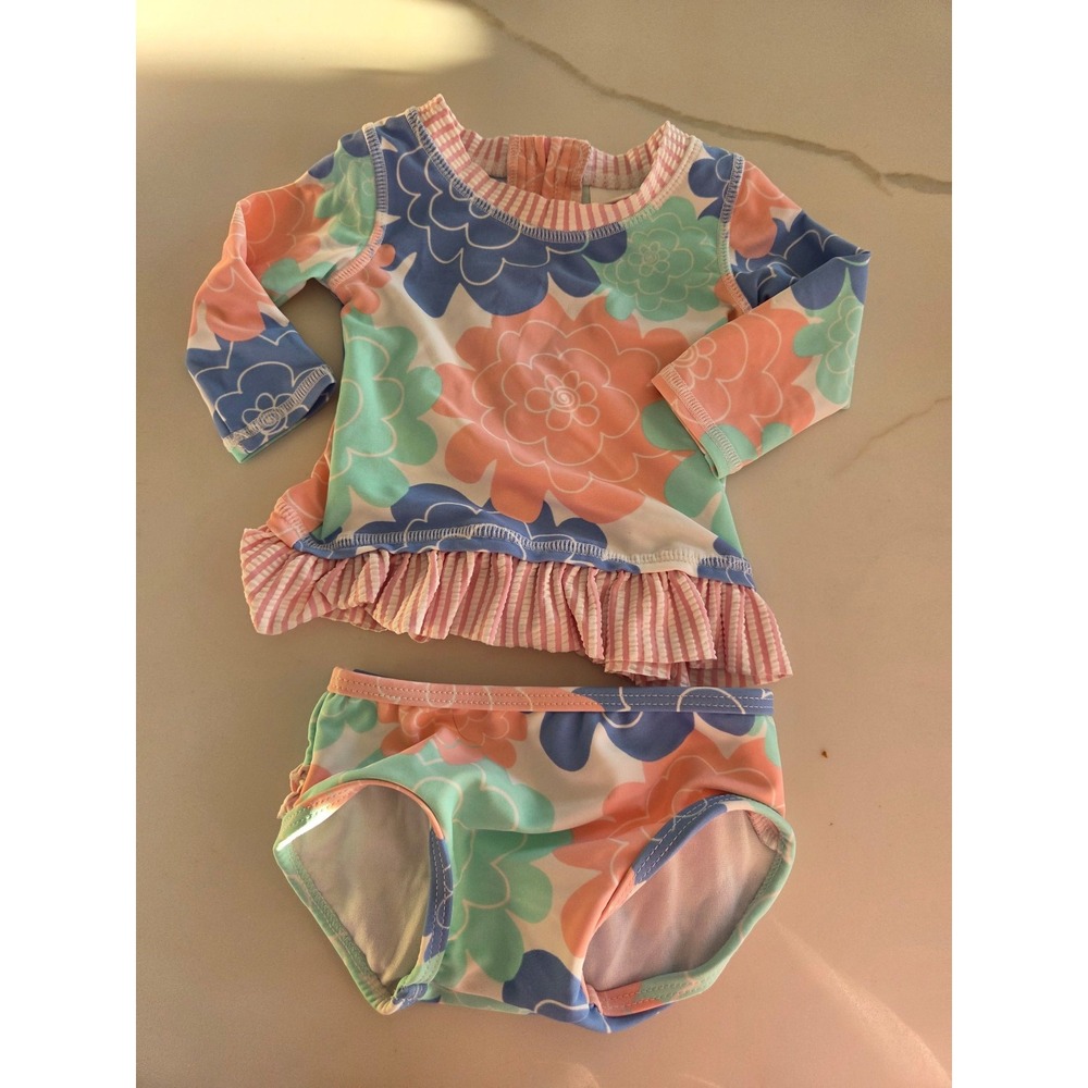 Rufflebutts baby girl swimsuit 3-6 mos